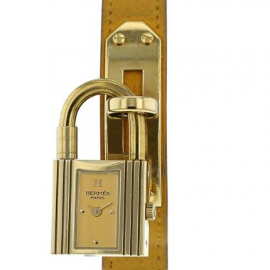 Montre Hermes Kelly-Cadenas en plaqué or Vers  1990
