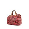 Louis Vuitton  Speedy Editions Limitées handbag  in brown and red monogram canvas  and natural leather - 00pp thumbnail