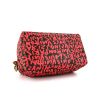 Louis Vuitton  Speedy Editions Limitées handbag  in brown and red monogram canvas  and natural leather - Detail D4 thumbnail