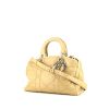 Bolso de mano Dior Granville en cuero beige - 00pp thumbnail