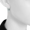 Pomellato Colpo Di Fulmine earrings in white gold,  topaz and diamonds - Detail D1 thumbnail