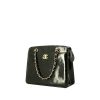 Chanel Vintage handbag in black patent leather - 00pp thumbnail