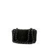 Chanel handbag in black terry fabric - 00pp thumbnail