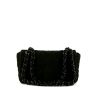 Bolso de mano Chanel en tejido esponjoso negra - 360 thumbnail