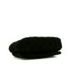 Sac à main Chanel en tissu-éponge noir - Detail D5 thumbnail