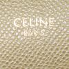 Celine Belt micro modèle shoulder bag in khaki grained leather - Detail D4 thumbnail