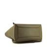 Celine Belt micro modèle shoulder bag in khaki grained leather - Detail D5 thumbnail