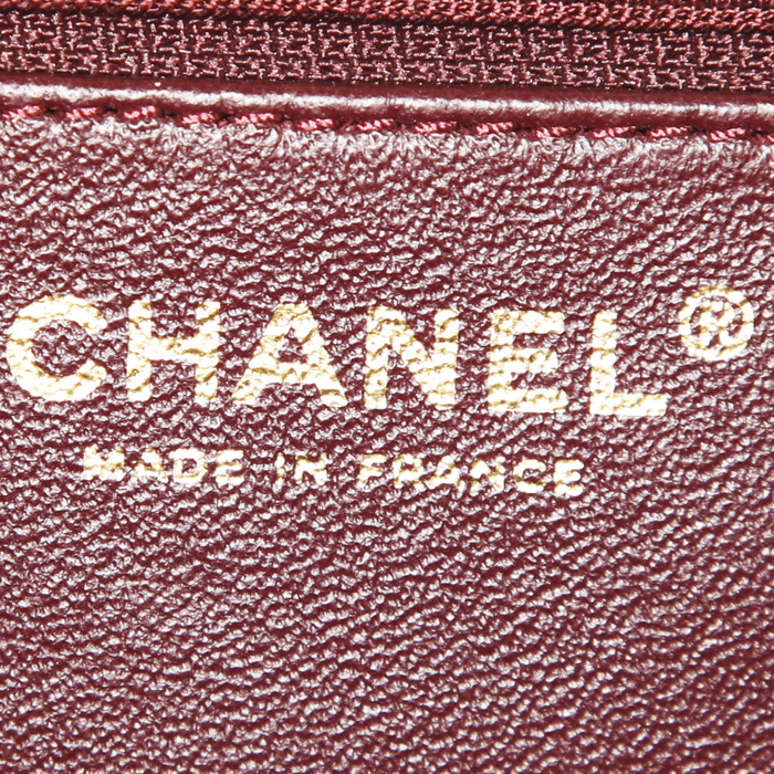 Sac à main Chanel Mademoiselle en cuir matelassé noir - Detail D3