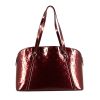 Sac à main Louis Vuitton Avalon Moyen Modèle en cuir verni monogram bordeaux - 360 thumbnail