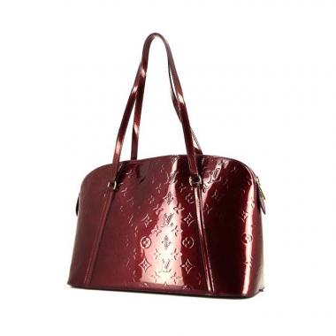 Louis Vuitton Avalon Moyen Modèle handbag in burgundy monogram patent leather