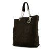 Shopping bag Dior Dior Soft in pelle cannage marrone - 00pp thumbnail