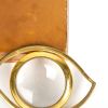 Hermès, "Eye" Magnifying glass ,in gilded brass, signed, with its original box, from the 1970's - Detail D1 thumbnail