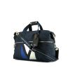 Louis Vuitton America's Cup travel bag in blue canvas and black leather - 00pp thumbnail