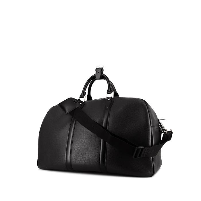 Borsa da viaggio Louis Vuitton Kendall in pelle taiga nera - 00pp