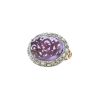 Pomellato Tango ring in pink gold,  amethyst and brown diamonds - 00pp thumbnail