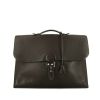Hermès Sac à dépêches briefcase in brown grained leather - 360 thumbnail