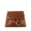 Chloé Faye shoulder bag in brown leather - 360 thumbnail