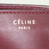Sac à main Celine Luggage petit modèle en cuir bordeaux - Detail D3 thumbnail