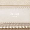 Celine Trapeze medium model handbag in cream color, yellow and grey leather - Detail D4 thumbnail