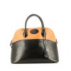 Hermès  Bolide 35 cm handbag  in black and gold leather - 360 thumbnail