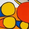 Alexander Calder, "Composition rouge, bleu, jaune", lithographie en couleurs sur papier, signée, numérotée et encadrée, vers 1970/1975 - Detail D1 thumbnail