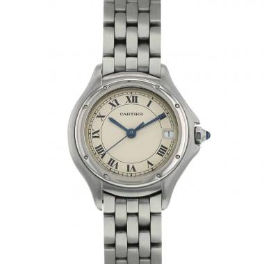 Montre Cartier Cougar en acier Ref: 001201 Vers 1990