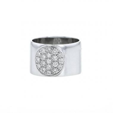Bague Dinh Van Anthea en or blanc et diamants