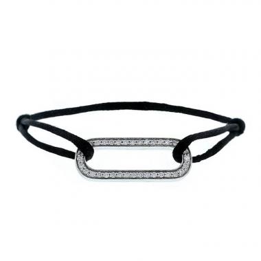 Dinh Van Maillons bracelet in white gold and diamonds