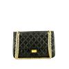 Borsa Chanel Chanel 2.55 in pelle trapuntata nera - 360 thumbnail