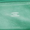 Bolso de mano Hermes Bolide mini en cuero Mysore verde Vertigo - Detail D3 thumbnail