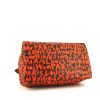 Bolso de mano Louis Vuitton Speedy Editions Limitées en lona Monogram marrón y naranja y cuero natural - Detail D4 thumbnail