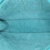 Hermès Mini Evelyne shoulder bag in blue togo leather and blue canvas - Detail D2 thumbnail