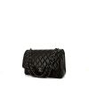 Bolso de mano Chanel  Timeless Jumbo en cuero acolchado negro - 00pp thumbnail