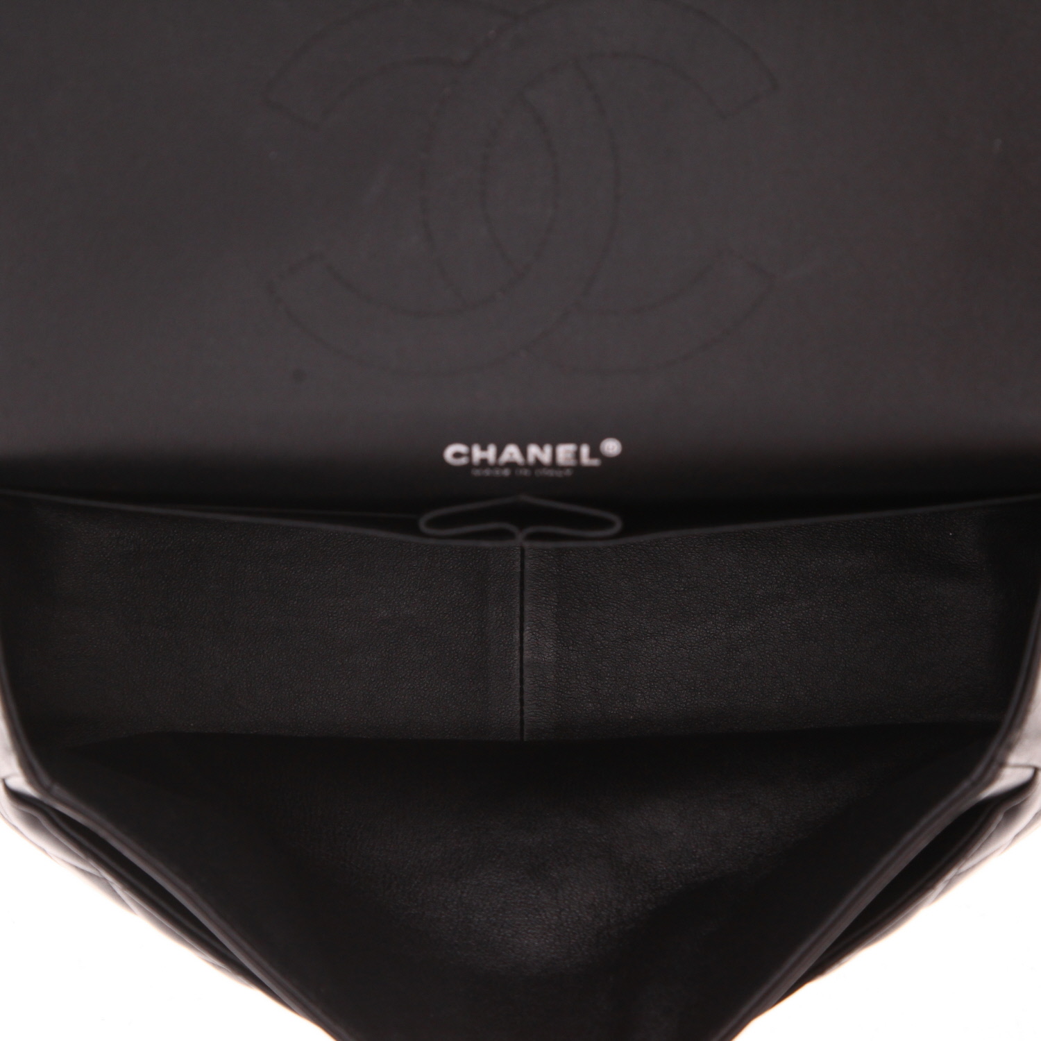 Borsa Chanel  Timeless Jumbo in pelle trapuntata nera - Detail D3