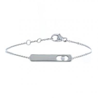 Bracelet Messika My First en or blanc et diamant
