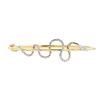 H. Stern "snake" bangle in yellow gold,  white gold and diamond - 00pp thumbnail