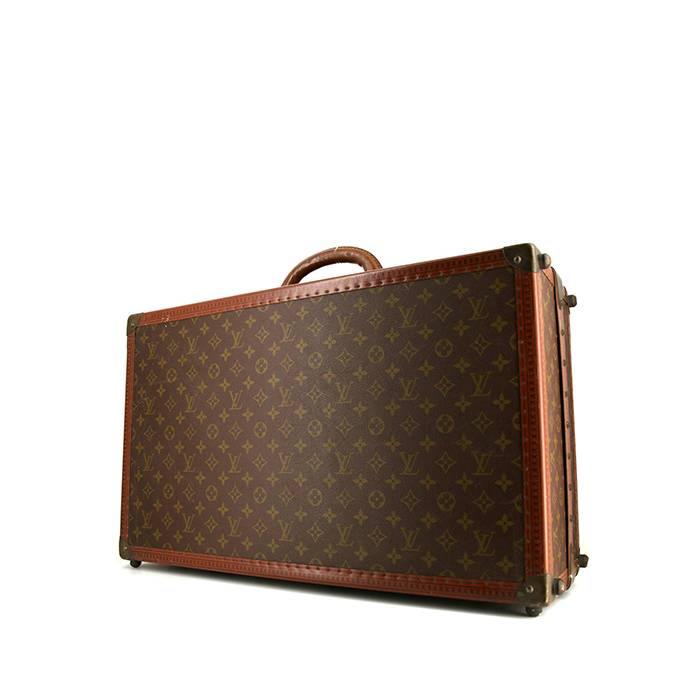 Louis Vuitton trunk in brown monogram canvas and lozine (vulcanised fibre) - 00pp