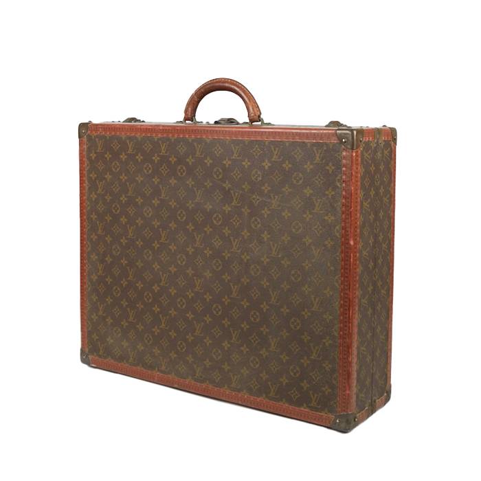 Alzer 60 Suitcase In Brown Monogram Canvas And Lozine