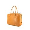 Hermes Plume large model handbag in gold Chamonix  leather - 00pp thumbnail