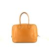 Hermes Plume large model handbag in gold Chamonix  leather - 360 thumbnail