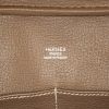Hermes Plume large model handbag in gold Chamonix  leather - Detail D4 thumbnail