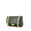 Sac à main Chanel  Chanel 2.55 en cuir matelassé noir - 00pp thumbnail