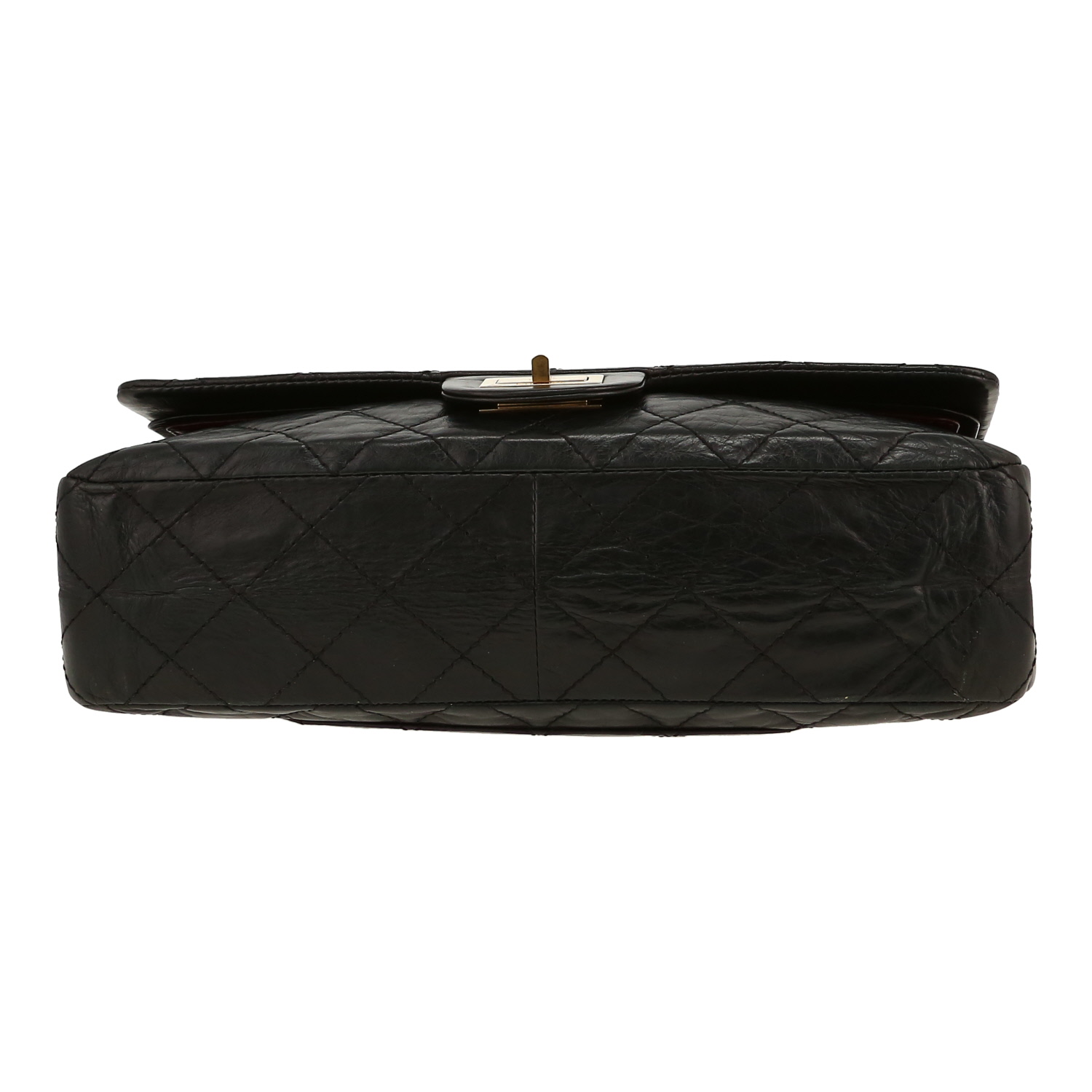 Borsa Chanel  Chanel 2.55 in pelle trapuntata nera - Detail D1