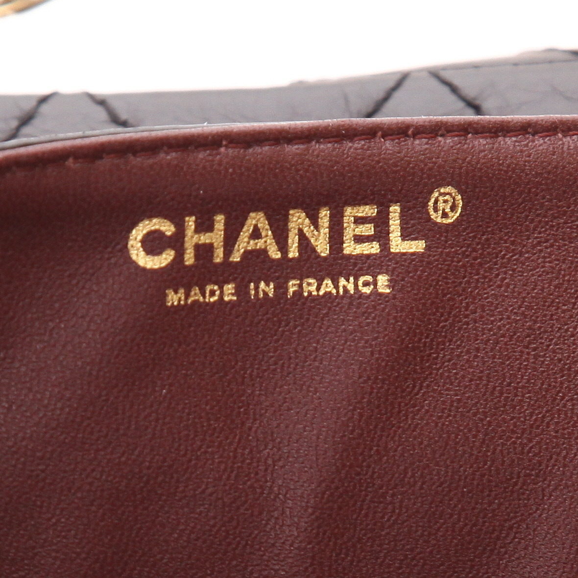 Borsa Chanel  Chanel 2.55 in pelle trapuntata nera - Detail D2