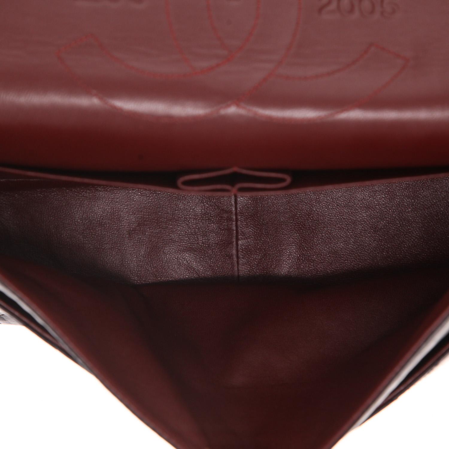 Borsa Chanel  Chanel 2.55 in pelle trapuntata nera - Detail D3