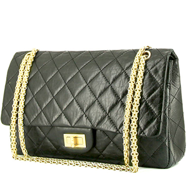 Borsa Chanel  Chanel 2.55 in pelle trapuntata nera