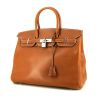 Hermes Birkin 35 cm handbag in gold Barenia leather - 00pp thumbnail