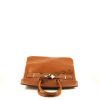 Hermes Birkin 35 cm handbag in gold Barenia leather - 360 Front thumbnail
