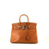 Hermes Birkin 35 cm handbag in gold Barenia leather - 360 thumbnail
