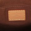 Louis Vuitton Sac Plat small model shoulder bag in brown monogram canvas and natural leather - Detail D4 thumbnail